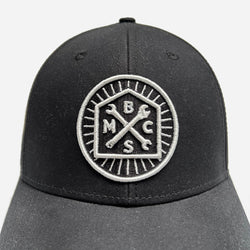 BSMC Roundel Patch Cap - Black, front on